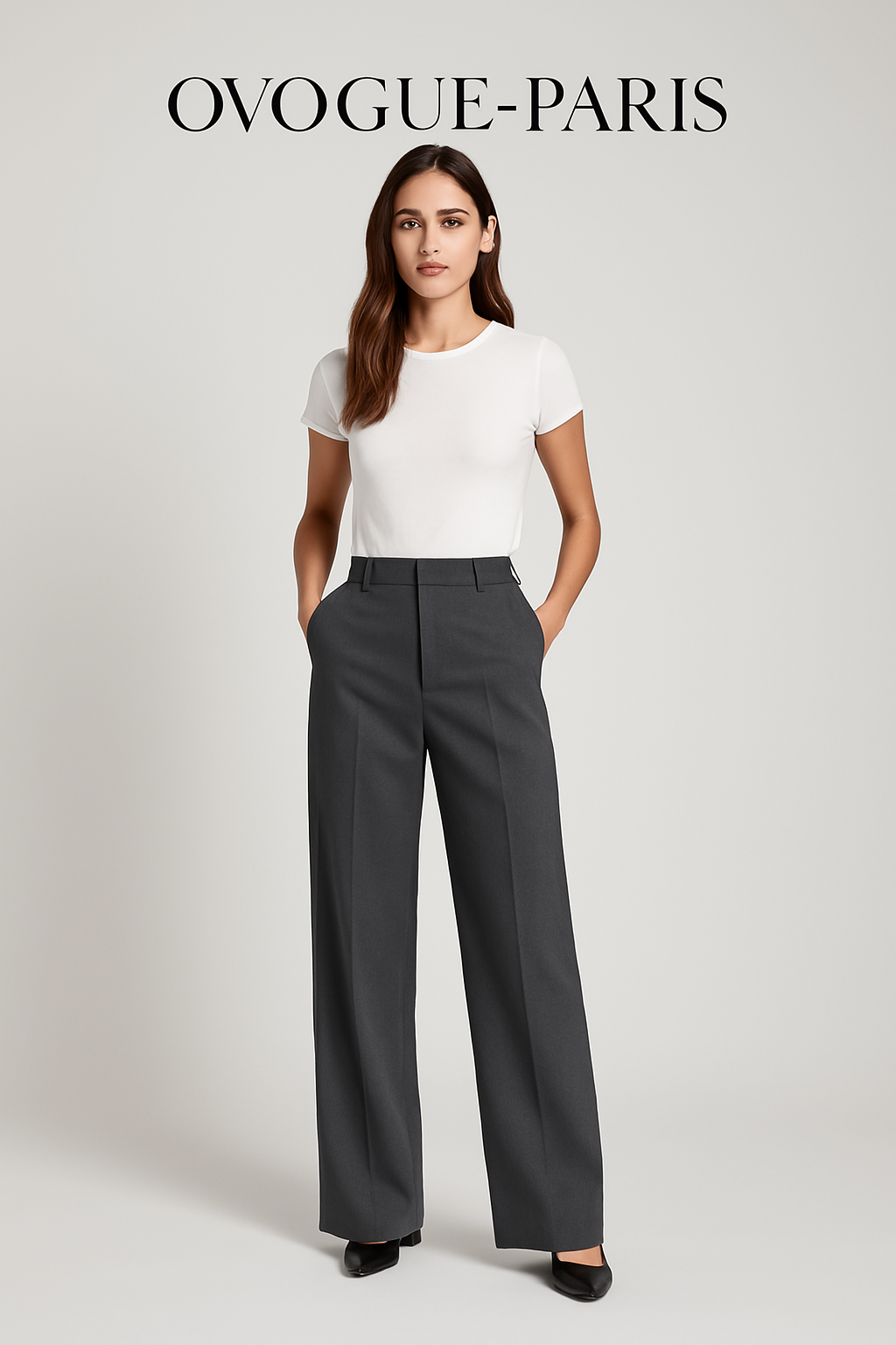 Ovogue-Paris™ | Pantalon Large Élégant