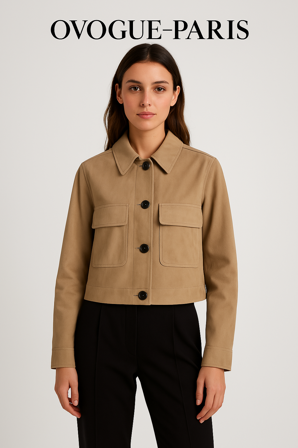 Ovogue-Paris™ | Veste en faux daim