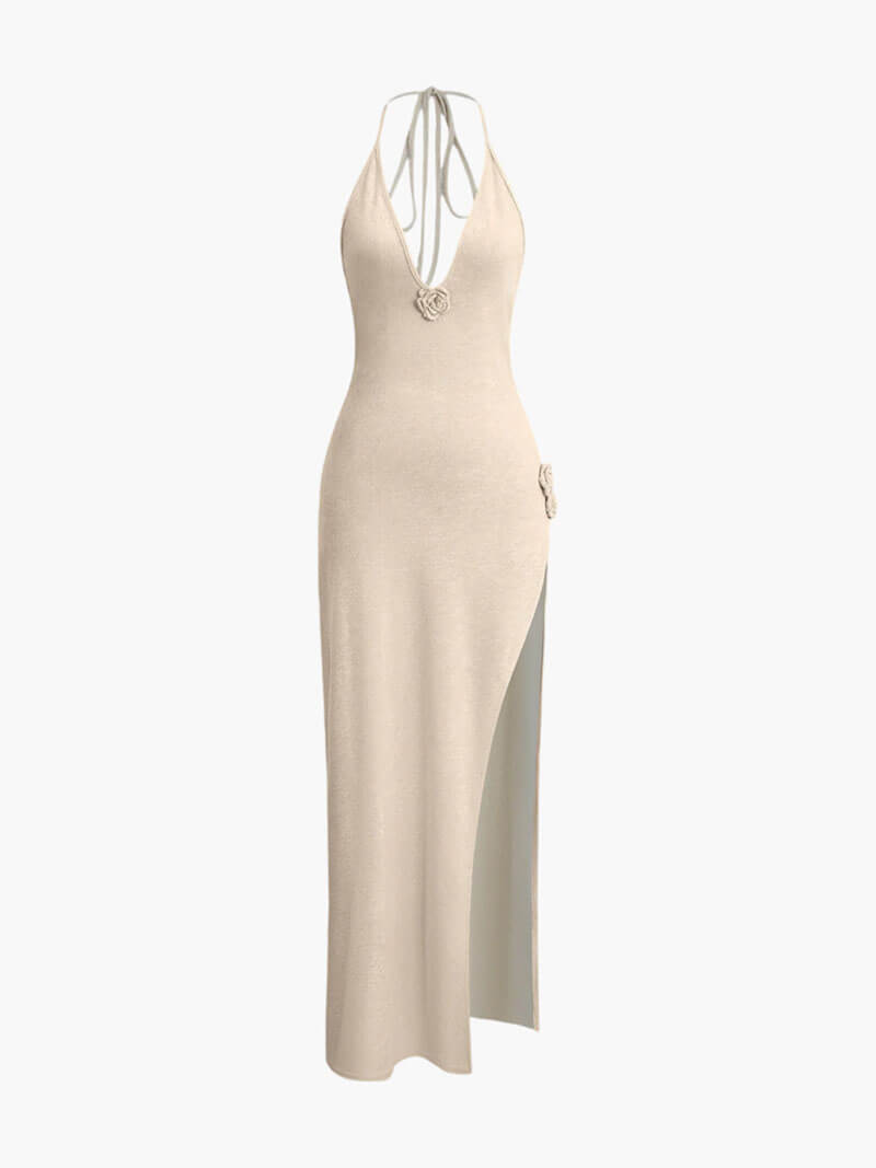 Ovogue-Paris™ | Robe d'été Maxi Rosette