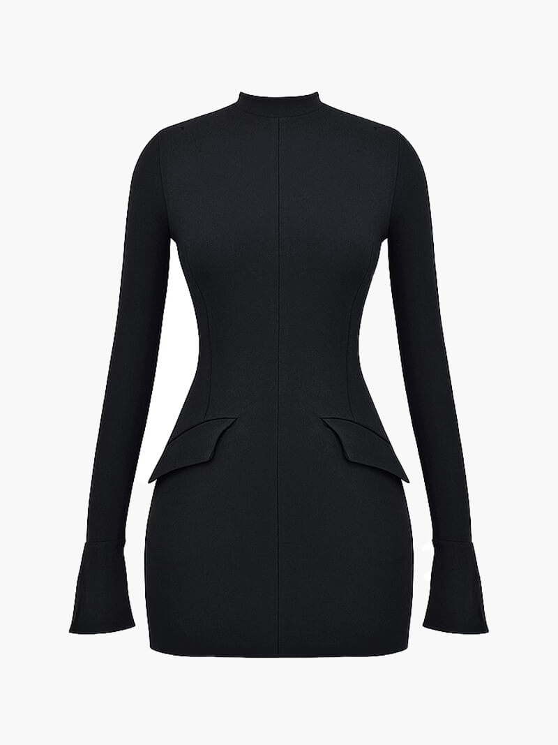 Ovogue-Paris™ | Robe à manches longues