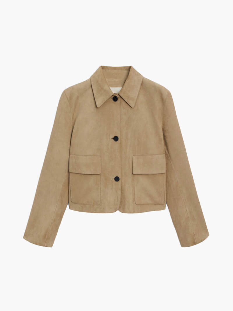 Ovogue-Paris™ | Veste en faux daim