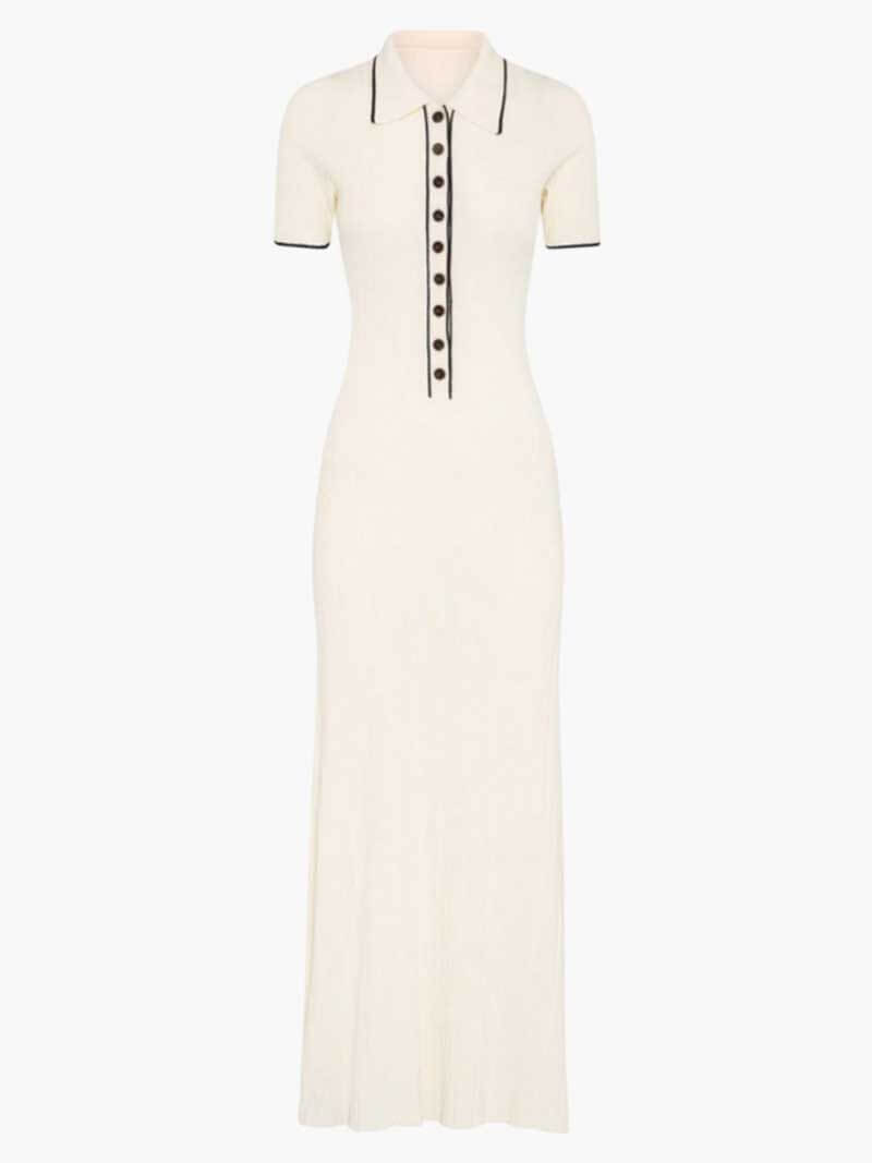 Ovogue-Paris™ | Longue robe d'été blanche