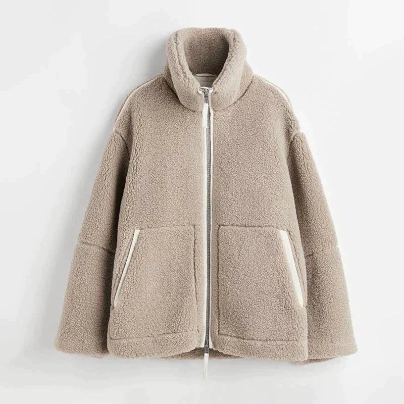 Ovogue-Paris™ | Veste en polaire teddy