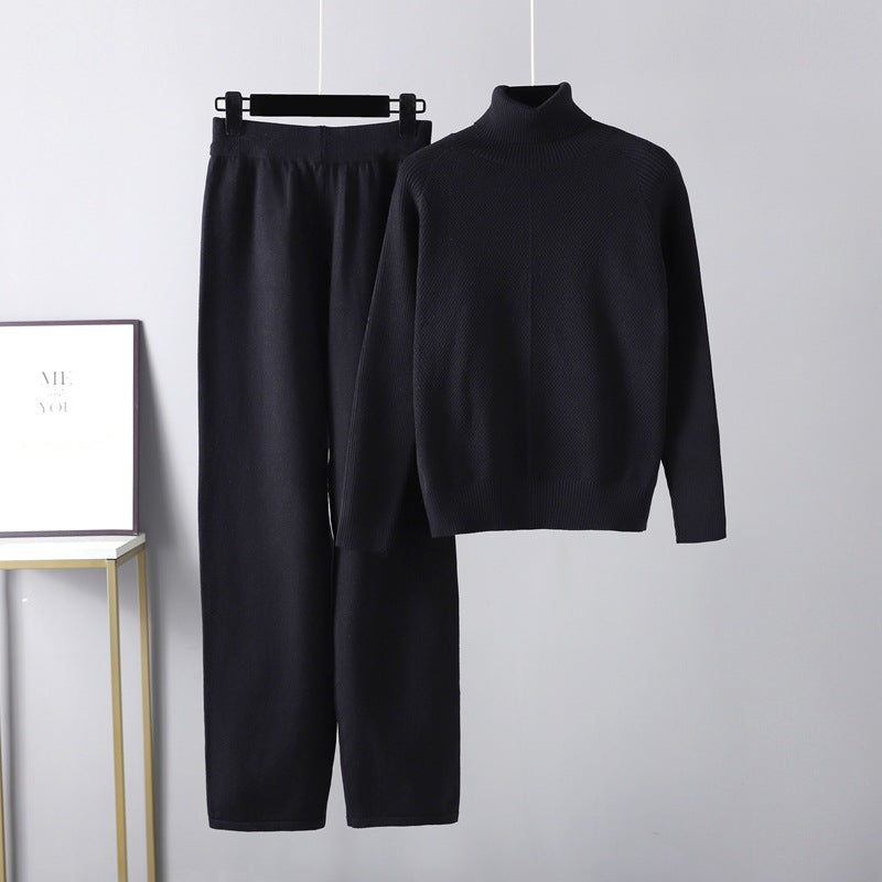 Ovogue-Paris™ | Ensemble deux pièces Lounge en tricot torsadé