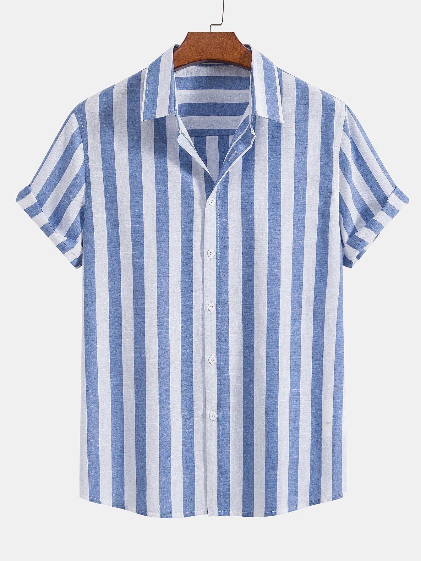 Ovogue-Paris™ | Ensemble d'été rayé à manches courtes